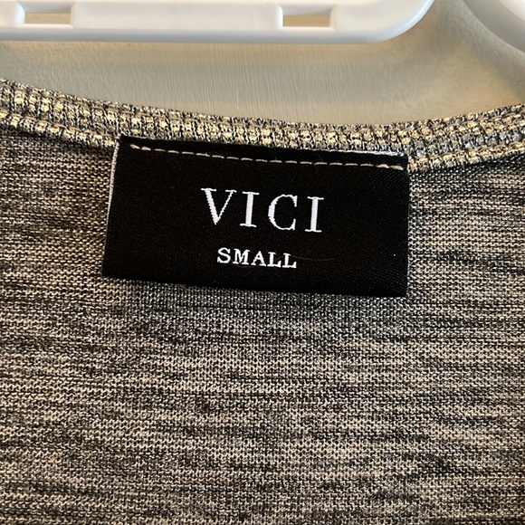 Vici Luminescent Long Sleeve Twist Dress - Picture 3 of 5